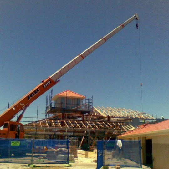 Roof Trusses at Hillary’s Marina Roof Trusses - Hillary's Marina